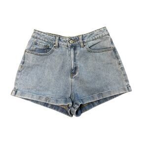 Pac Sun Mom Short Cuffed denim size 28 light wash